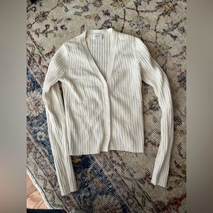 Aritzia Wool Ribbed Cardigan